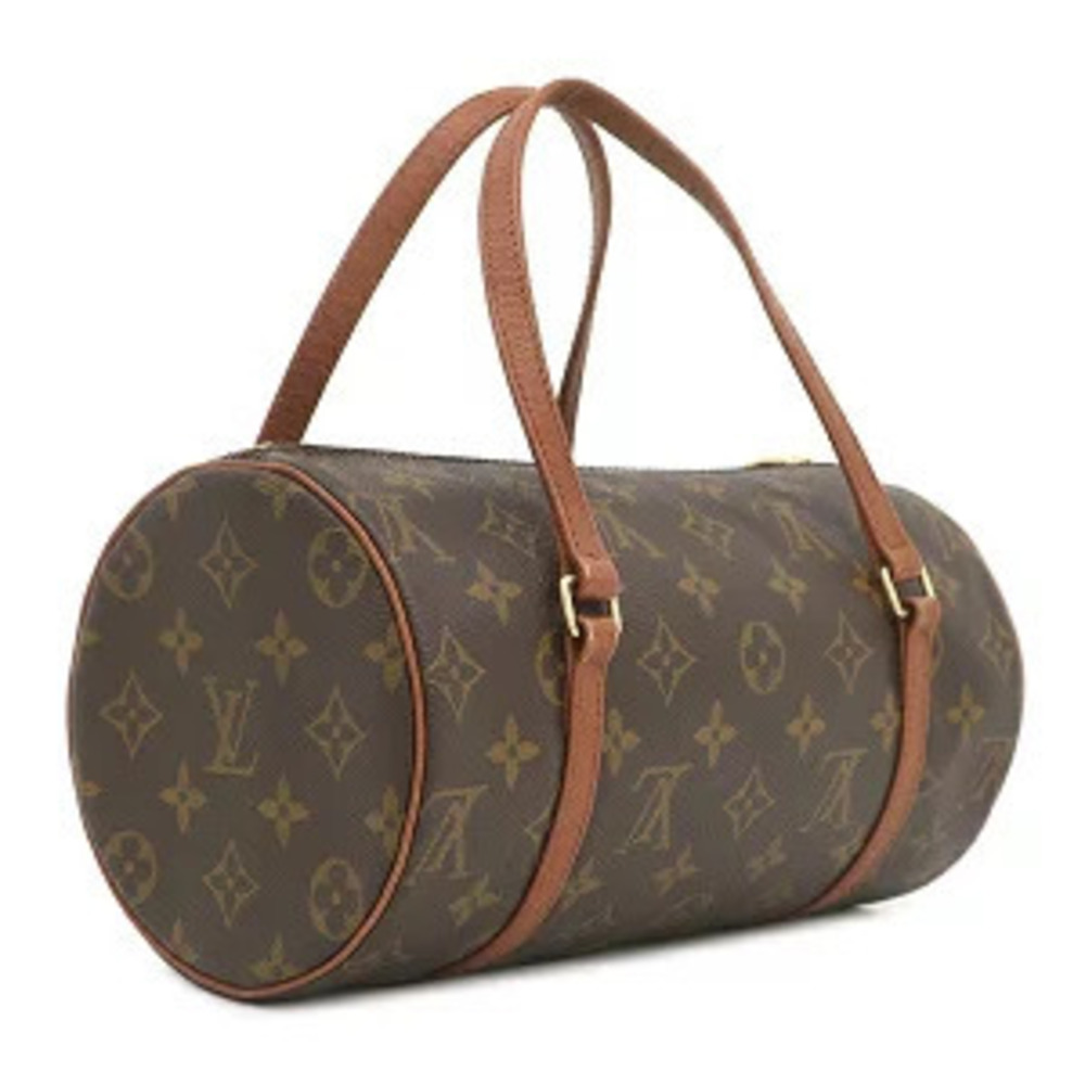 Louis Vuitton Handbag Brown Papillon Canvas Boston Monogram Brown